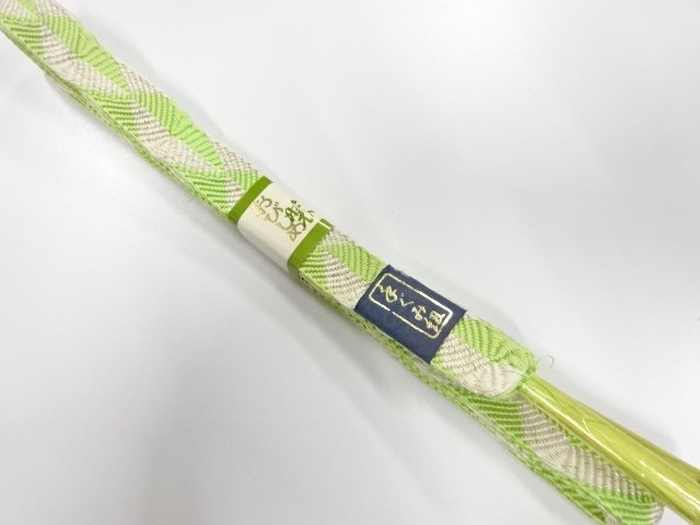 未使用品　正絹　手組帯締め